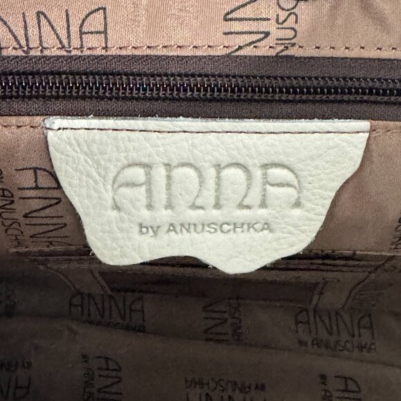 Anna by Anuschka Black/White Floral Leather Hobo Shoulder Bag - Picture 11 of 15